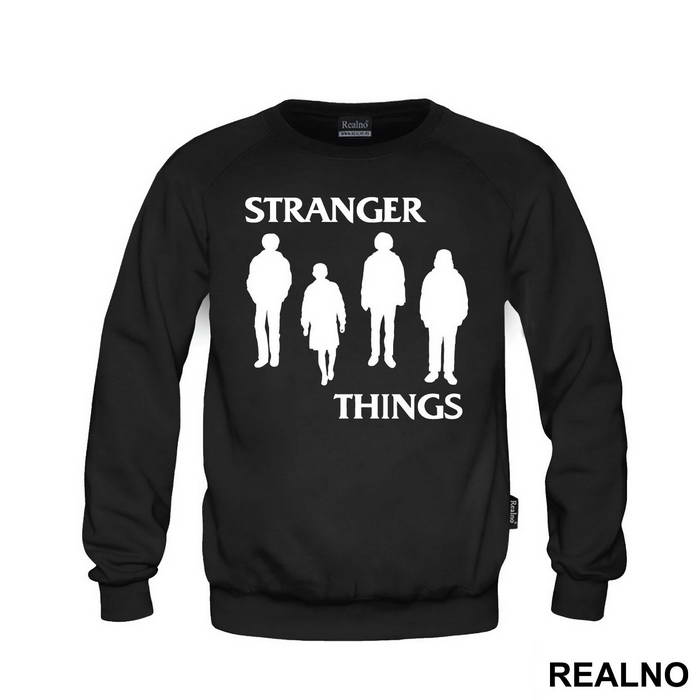 Black Silhouettes - Stranger Things - Majica