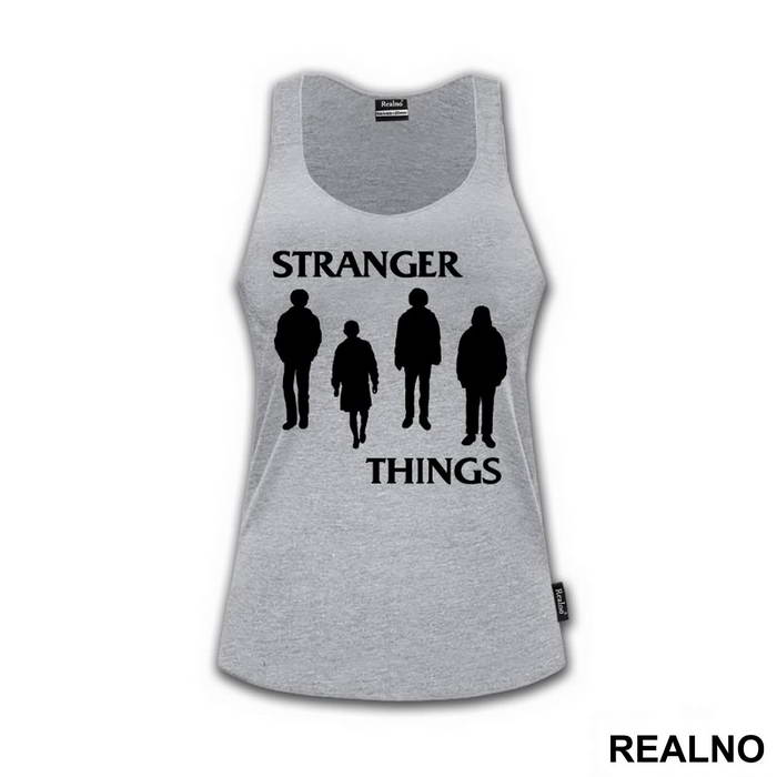 Black Silhouettes - Stranger Things - Majica