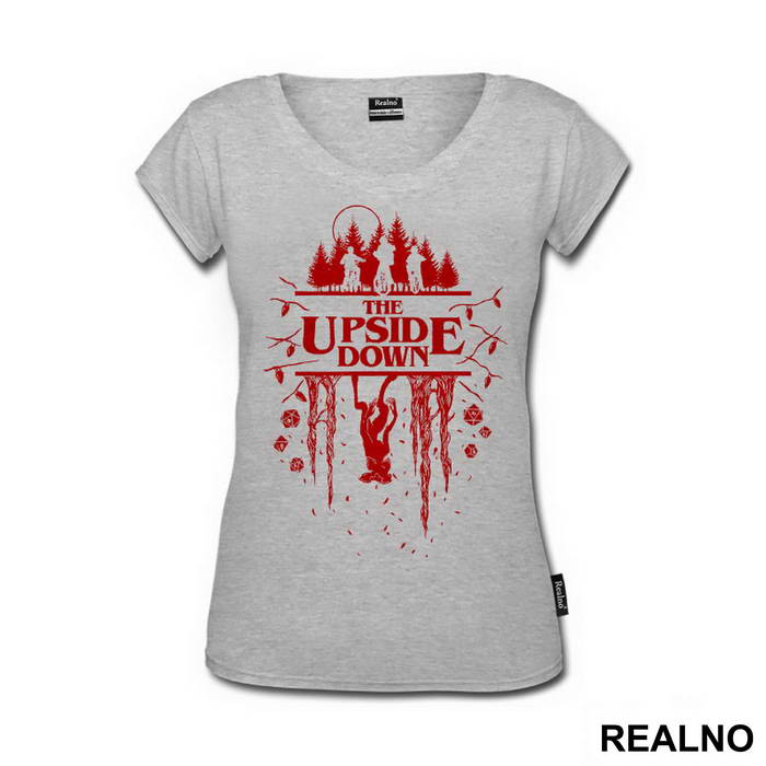 The Upside Down - Red - Stranger Things - Majica