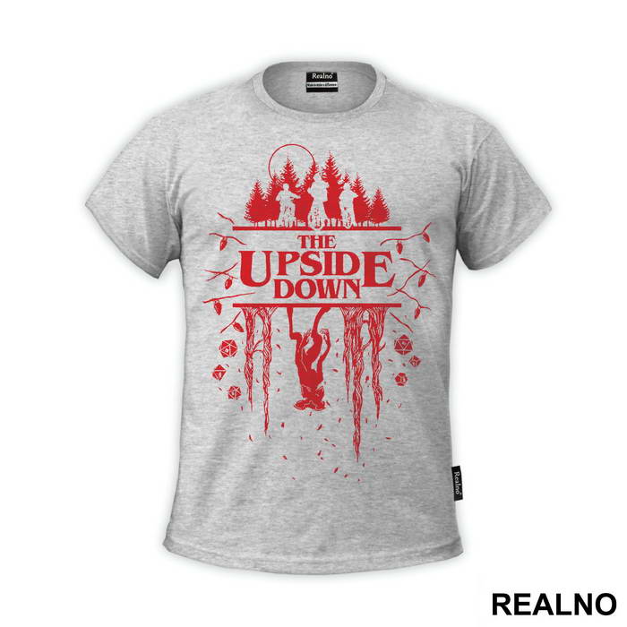 The Upside Down - Red - Stranger Things - Majica