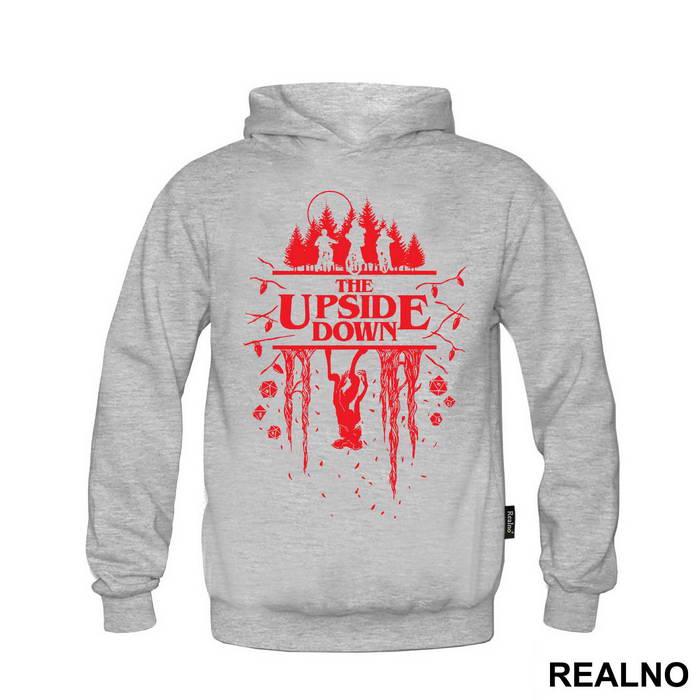 The Upside Down - Red - Stranger Things - Majica