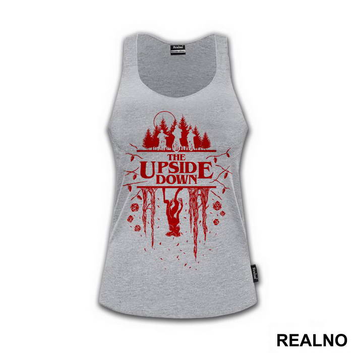 The Upside Down - Red - Stranger Things - Majica