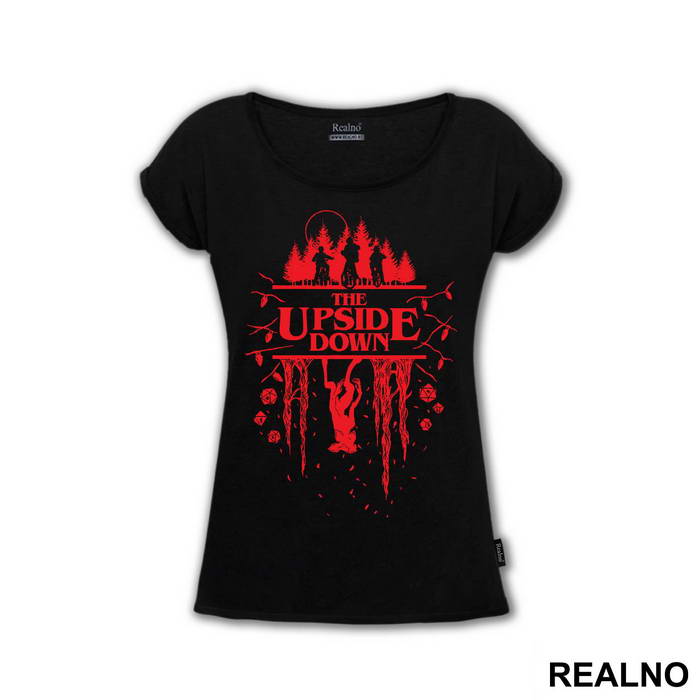 The Upside Down - Red - Stranger Things - Majica