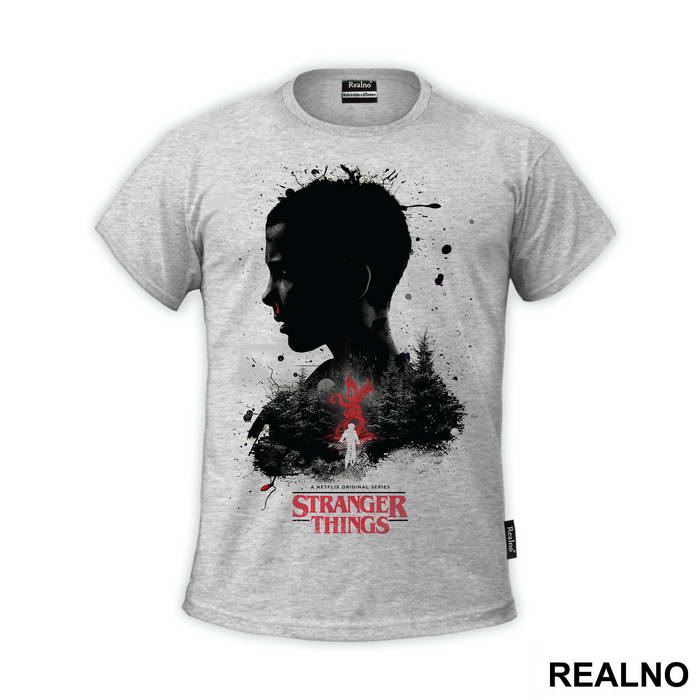 Splashing Eleven - Black - Stranger Things - Majica