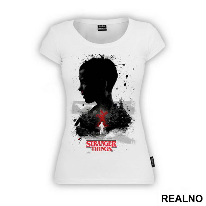 Splashing Eleven - Black - Stranger Things - Majica