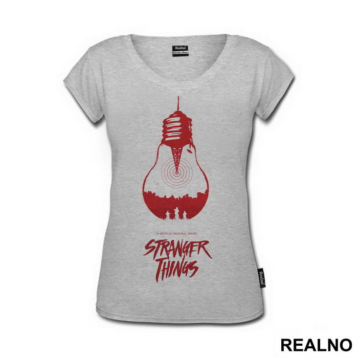 Red Bulb And Signal - Stranger Things - Majica