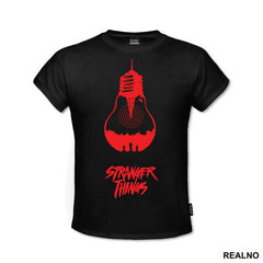 Red Bulb And Signal - Stranger Things - Majica