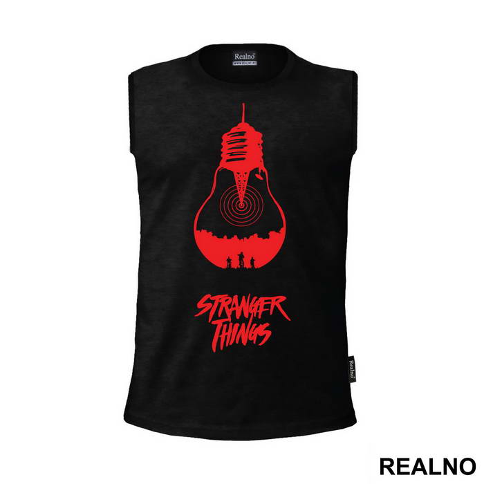 Red Bulb And Signal - Stranger Things - Majica