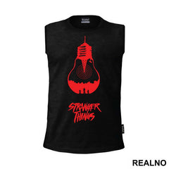 Red Bulb And Signal - Stranger Things - Majica