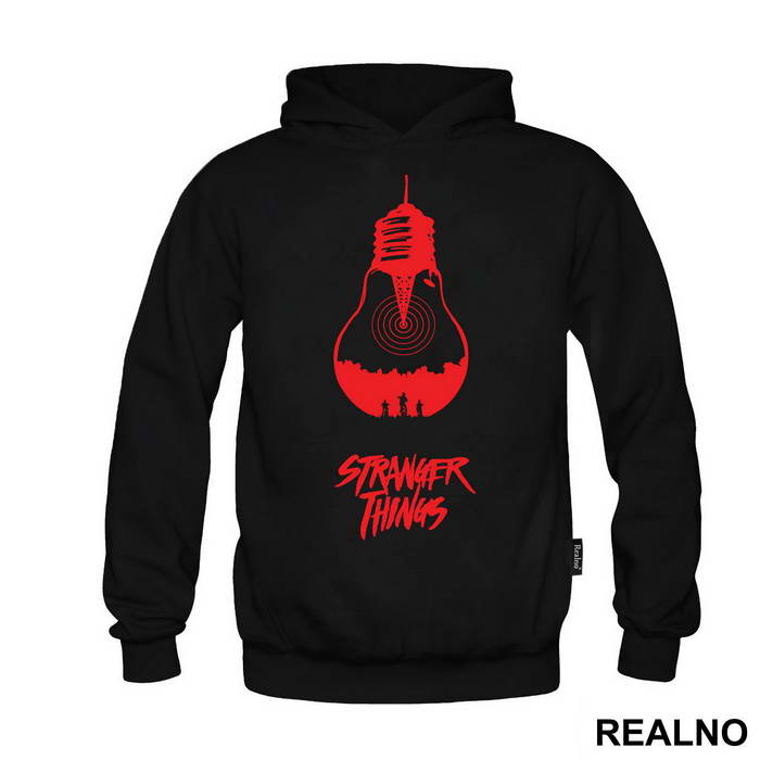 Red Bulb And Signal - Stranger Things - Majica