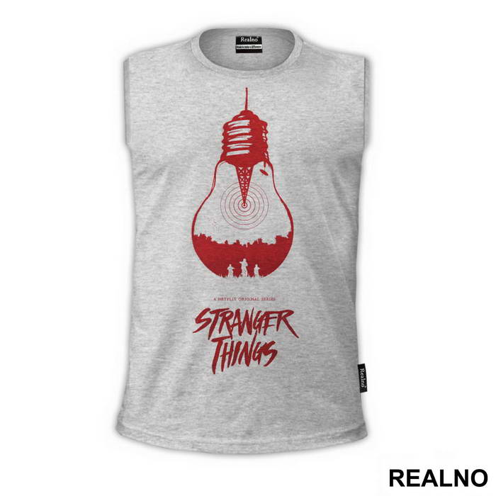 Red Bulb And Signal - Stranger Things - Majica