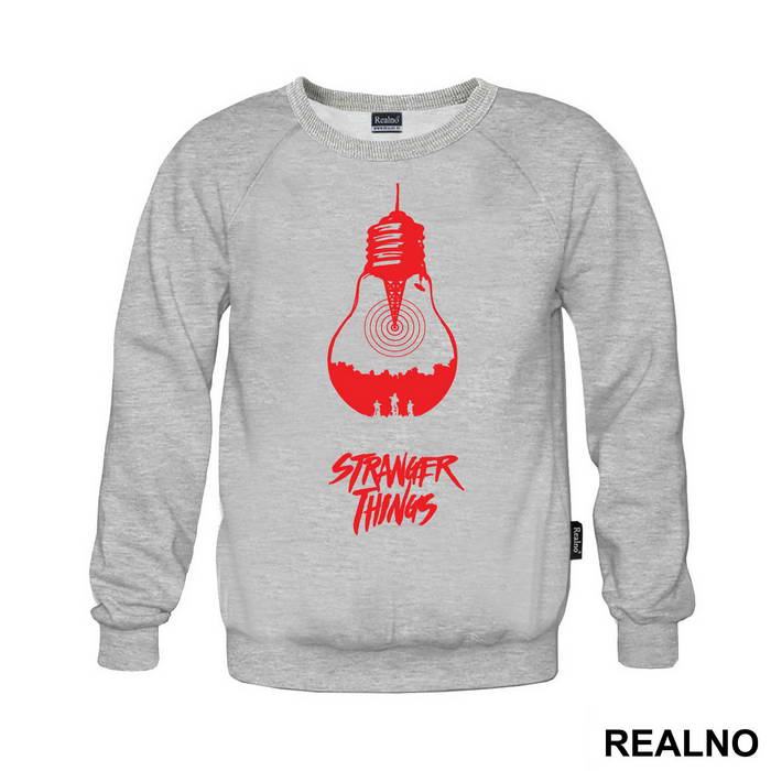 Red Bulb And Signal - Stranger Things - Majica