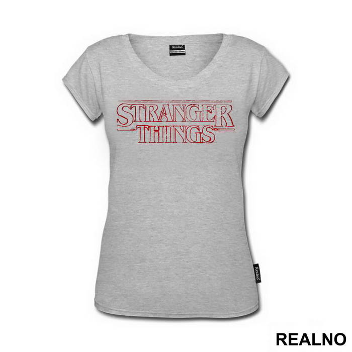 Red Logo - Stranger Things - Majica