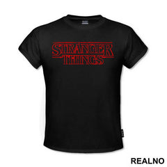 Red Logo - Stranger Things - Majica