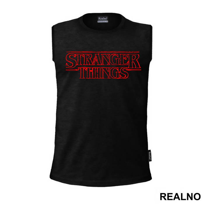 Red Logo - Stranger Things - Majica
