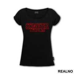 Red Logo - Stranger Things - Majica