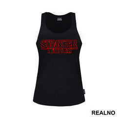 Red Logo - Stranger Things - Majica