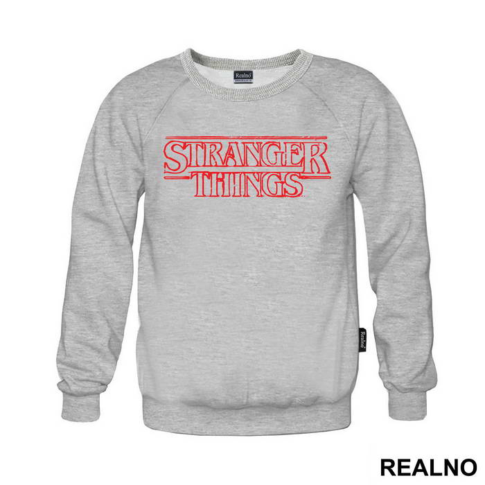 Red Logo - Stranger Things - Majica