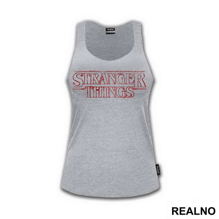 Red Logo - Stranger Things - Majica