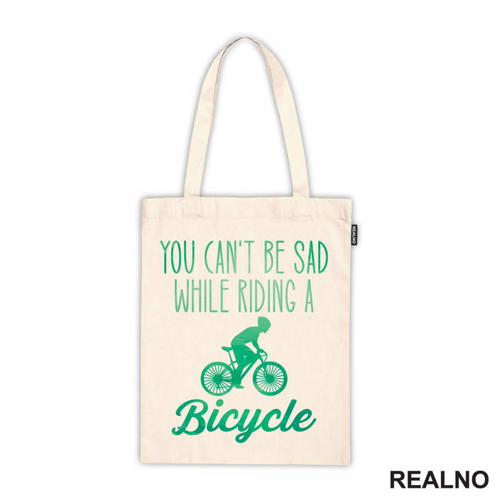 You Can't Be Sad While Riding - Bickilovi - Bike - Majica