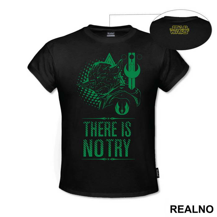There Is No Try - Green Yoda - Star Wars - Majica