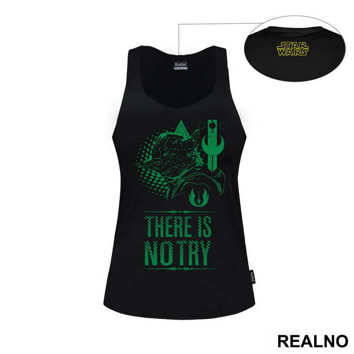 There Is No Try - Green Yoda - Star Wars - Majica