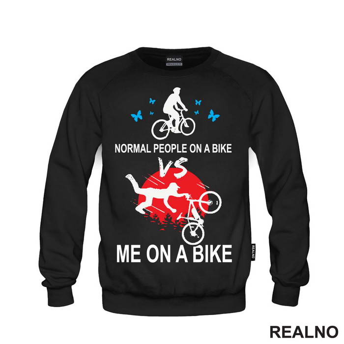 Normal People VS Me - Bickilovi - Bike - Majica