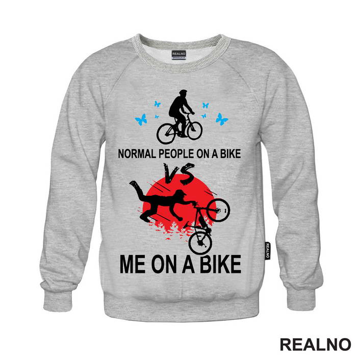 Normal People VS Me - Bickilovi - Bike - Majica