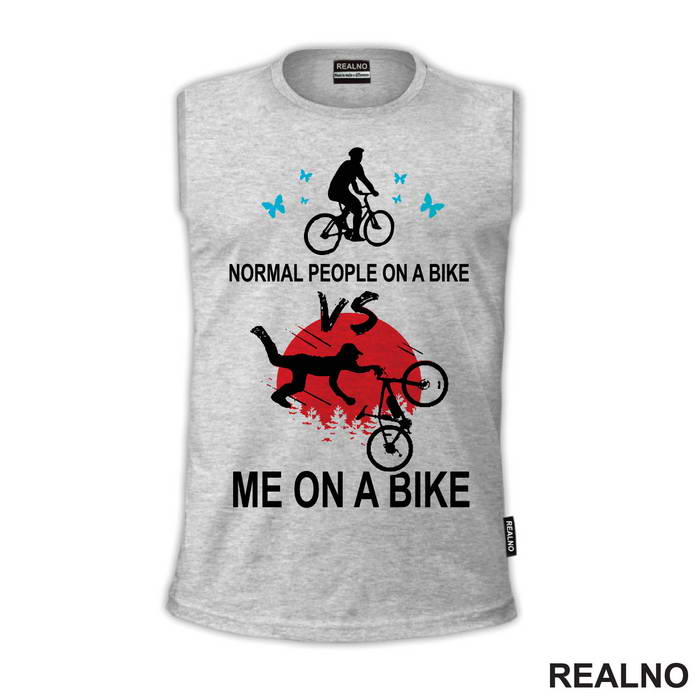 Normal People VS Me - Bickilovi - Bike - Majica