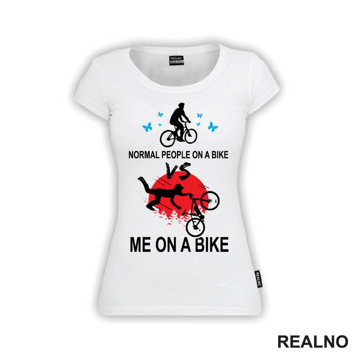 Normal People VS Me - Bickilovi - Bike - Majica