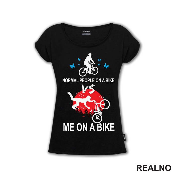 Normal People VS Me - Bickilovi - Bike - Majica