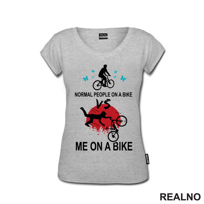 Normal People VS Me - Bickilovi - Bike - Majica