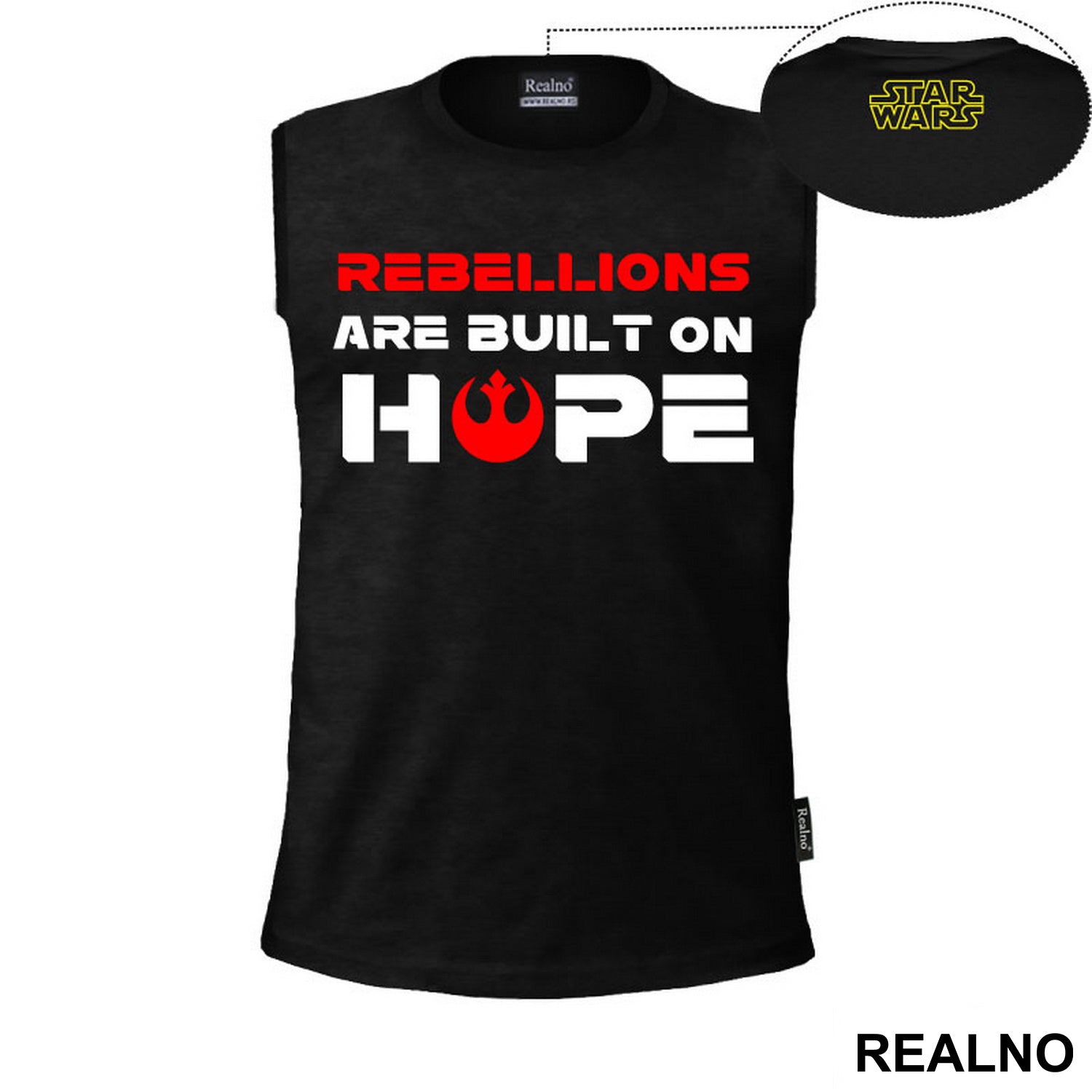 Rebellions Are Built On Hope - Star Wars - Majica