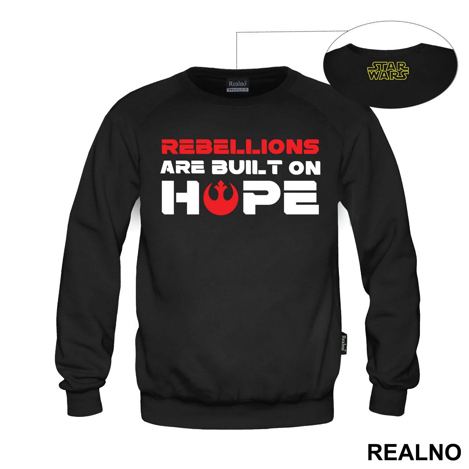 Rebellions Are Built On Hope - Star Wars - Majica