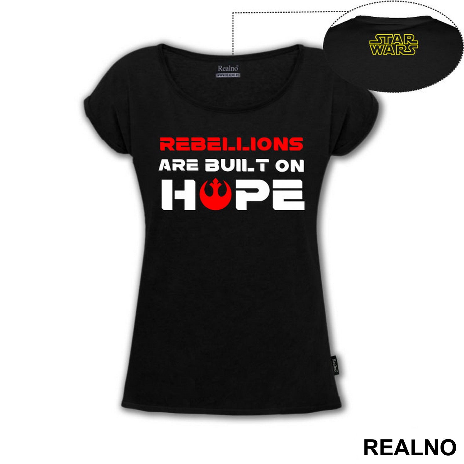 Rebellions Are Built On Hope - Star Wars - Majica