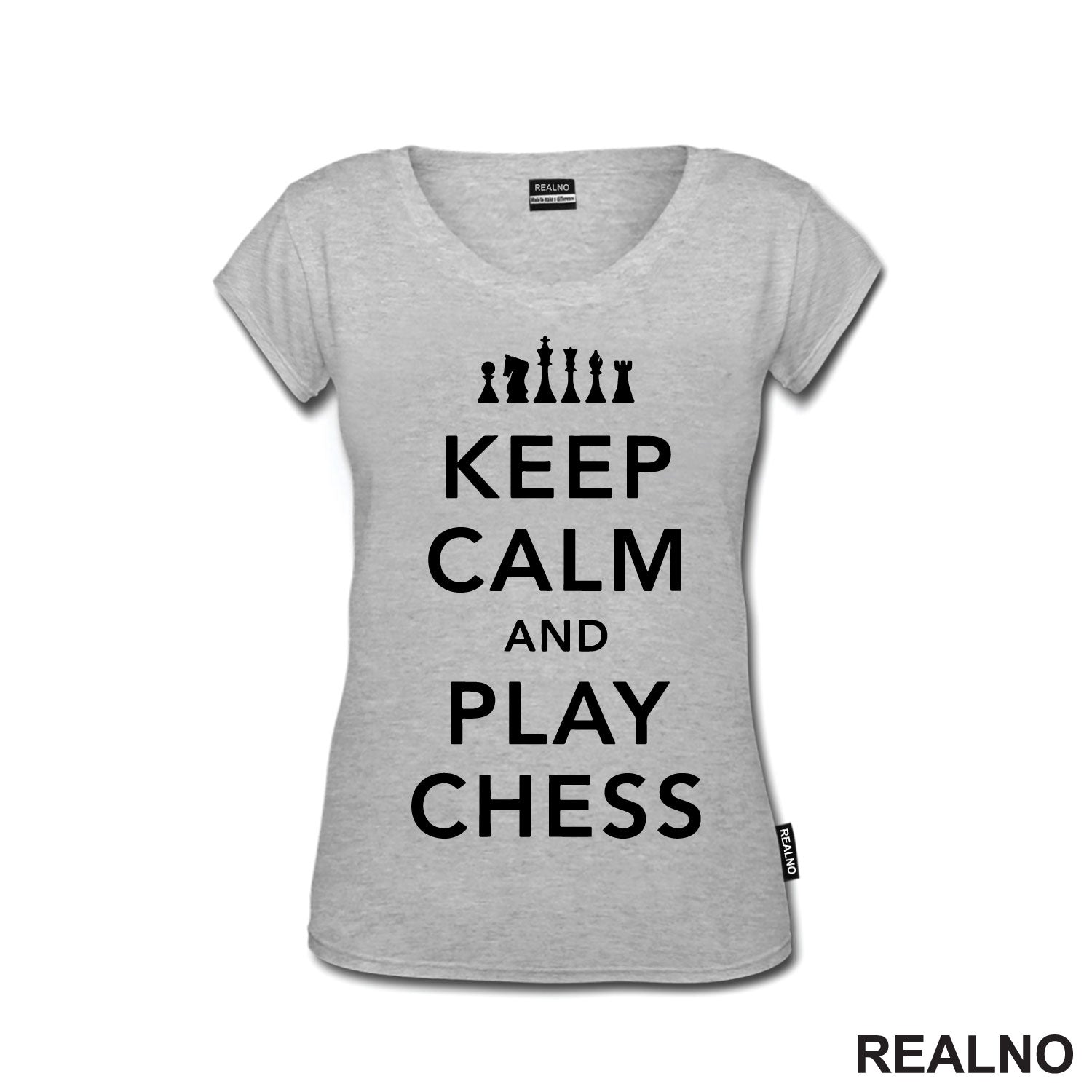 Keep Calm And Play Chess - Queen's Gambit - Majica