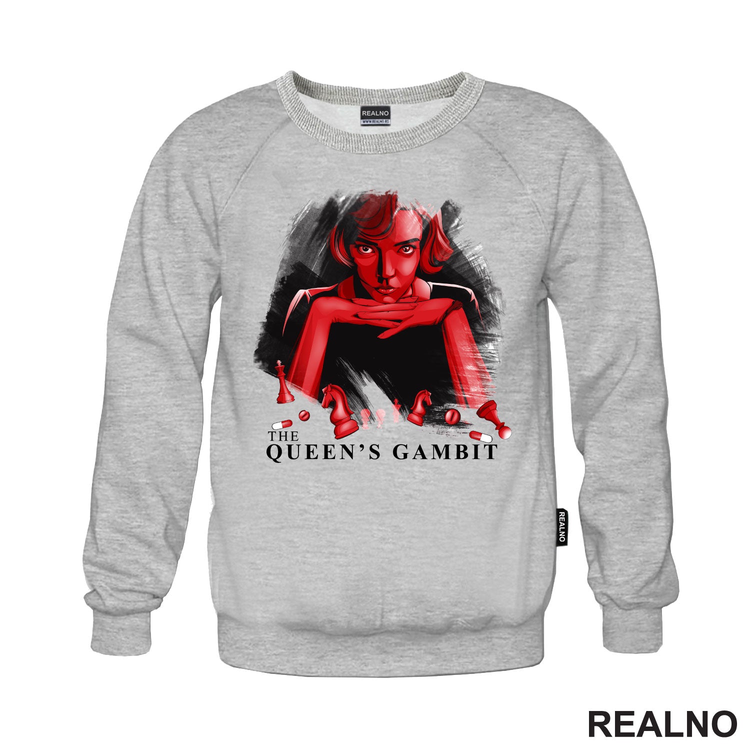 Red - Elizabeth Harmon - Queen's Gambit - Majica