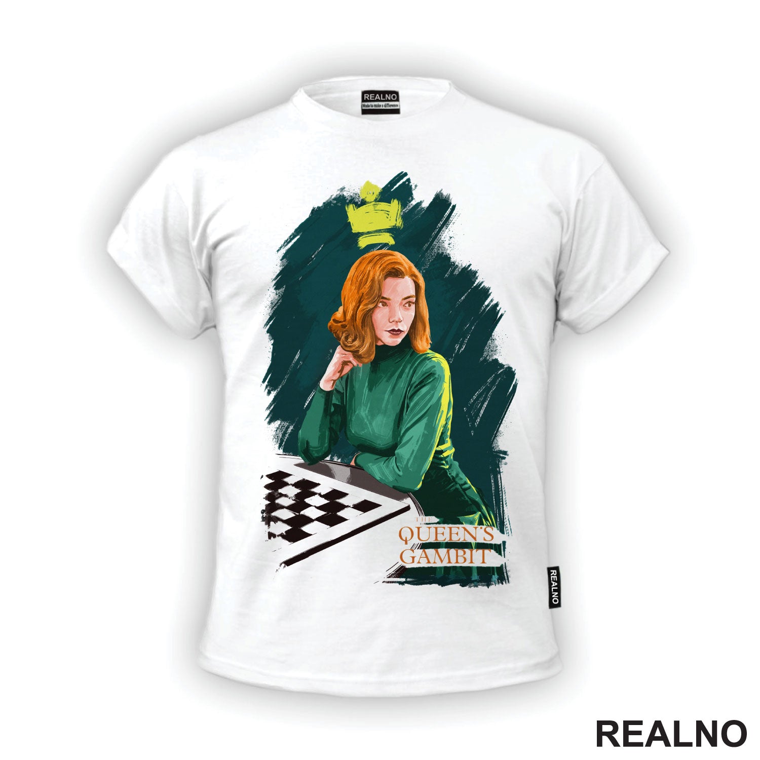 Green - Elizabeth Harmon - Queen's Gambit - Majica