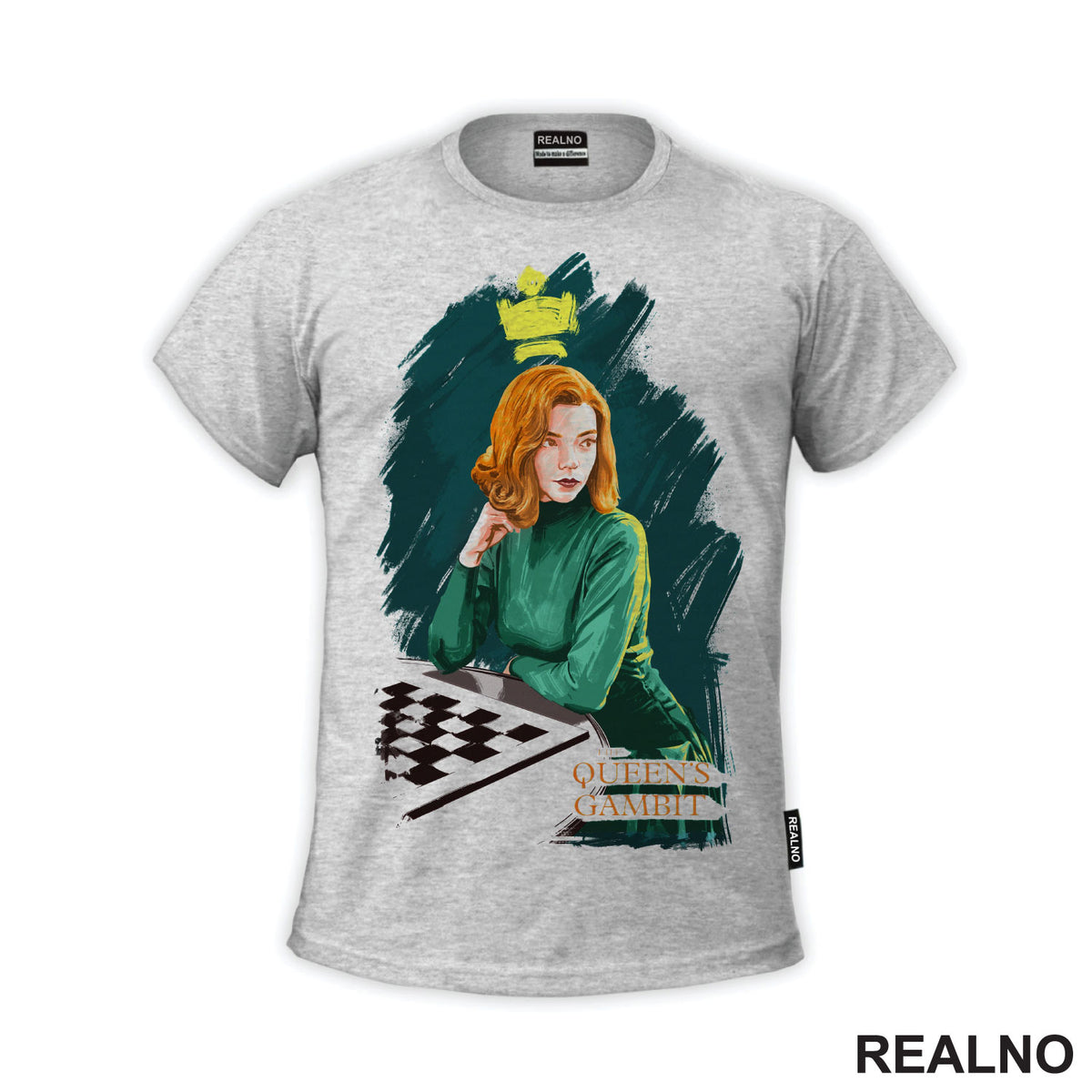 Green - Elizabeth Harmon - Queen's Gambit - Majica