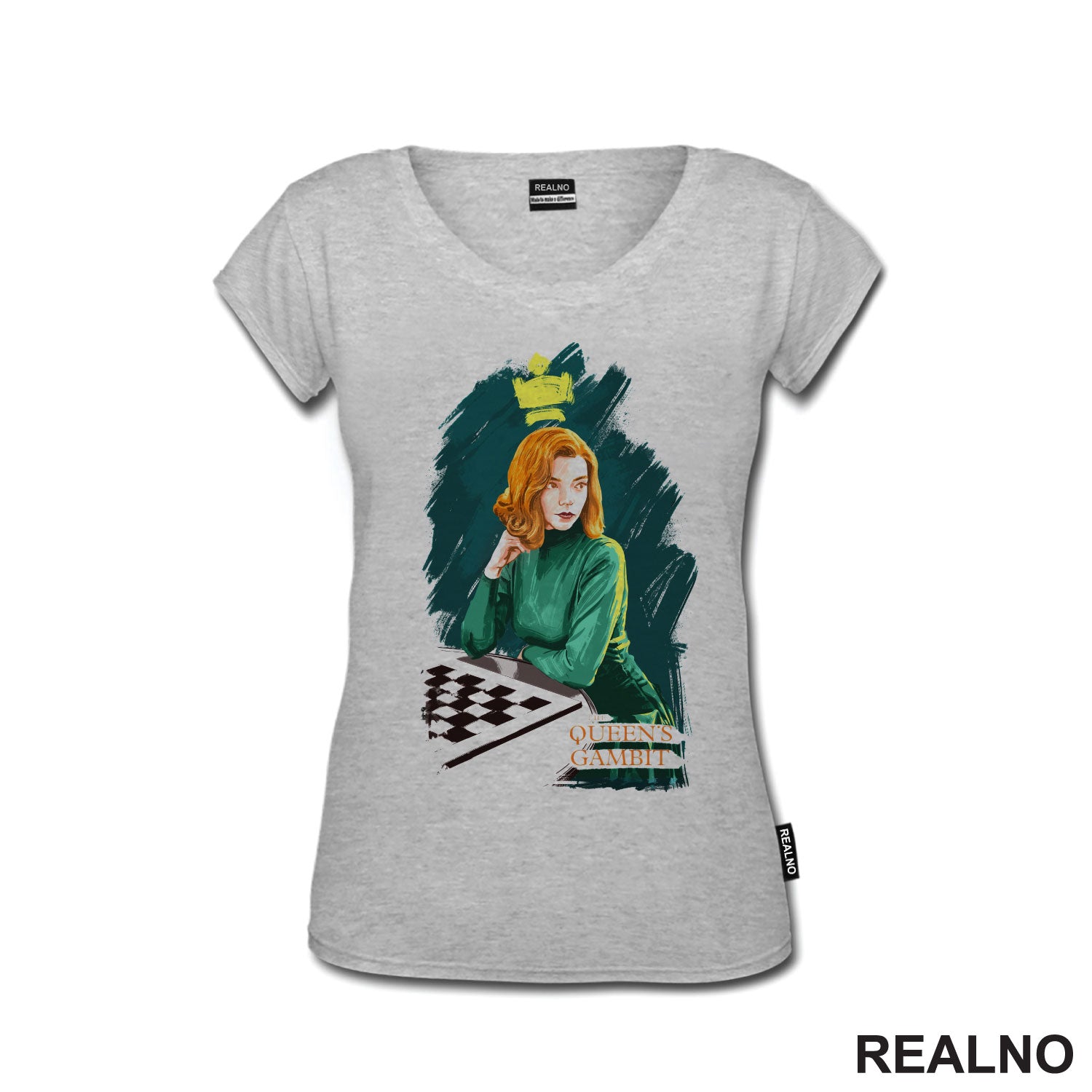 Green - Elizabeth Harmon - Queen's Gambit - Majica