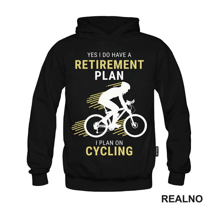 I Do Have A Retirement Plan - Yellow - Bickilovi - Bike - Majica