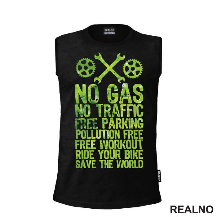Ride Your Bike, Save The World - Bickilovi - Bike - Majica