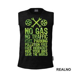 Ride Your Bike, Save The World - Bickilovi - Bike - Majica