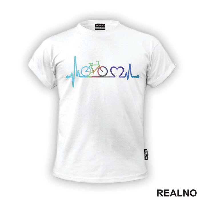 Heartbeat - Color - Bickilovi - Bike - Majica