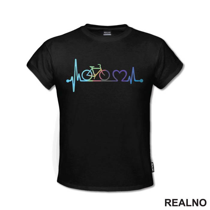 Heartbeat - Color - Bickilovi - Bike - Majica