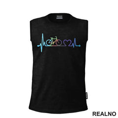 Heartbeat - Color - Bickilovi - Bike - Majica
