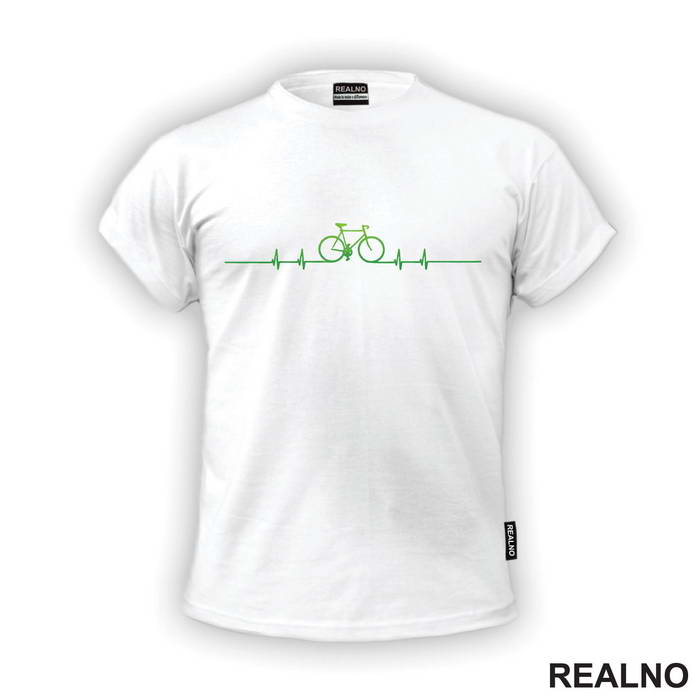 Green Heartbeat - Bickilovi - Bike - Majica