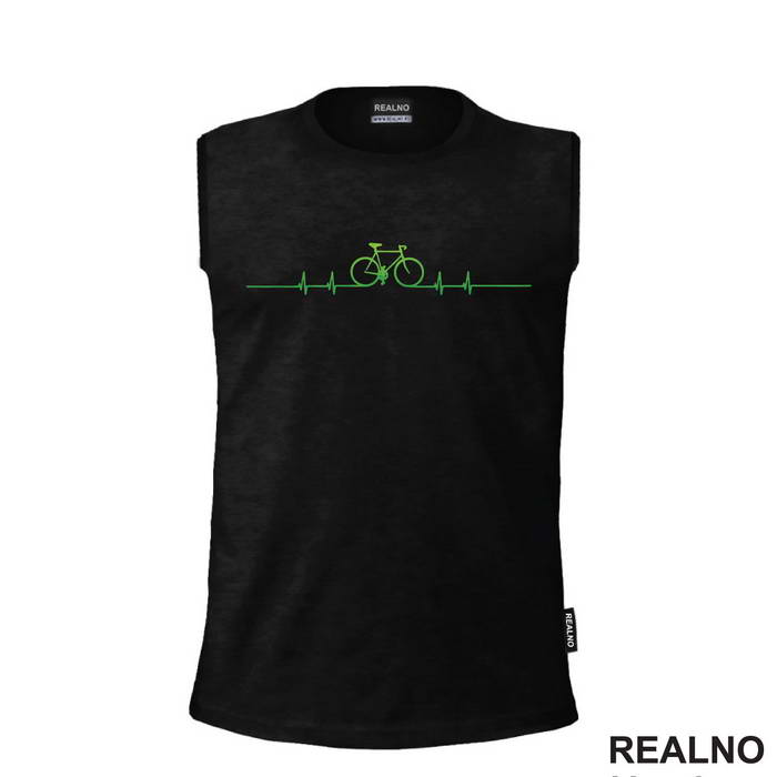 Green Heartbeat - Bickilovi - Bike - Majica
