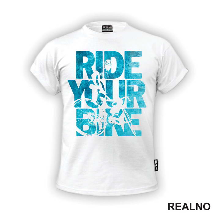 Ride - Blue - Bickilovi - Bike - Majica