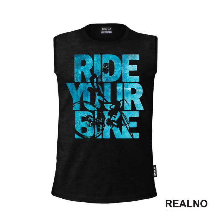 Ride - Blue - Bickilovi - Bike - Majica
